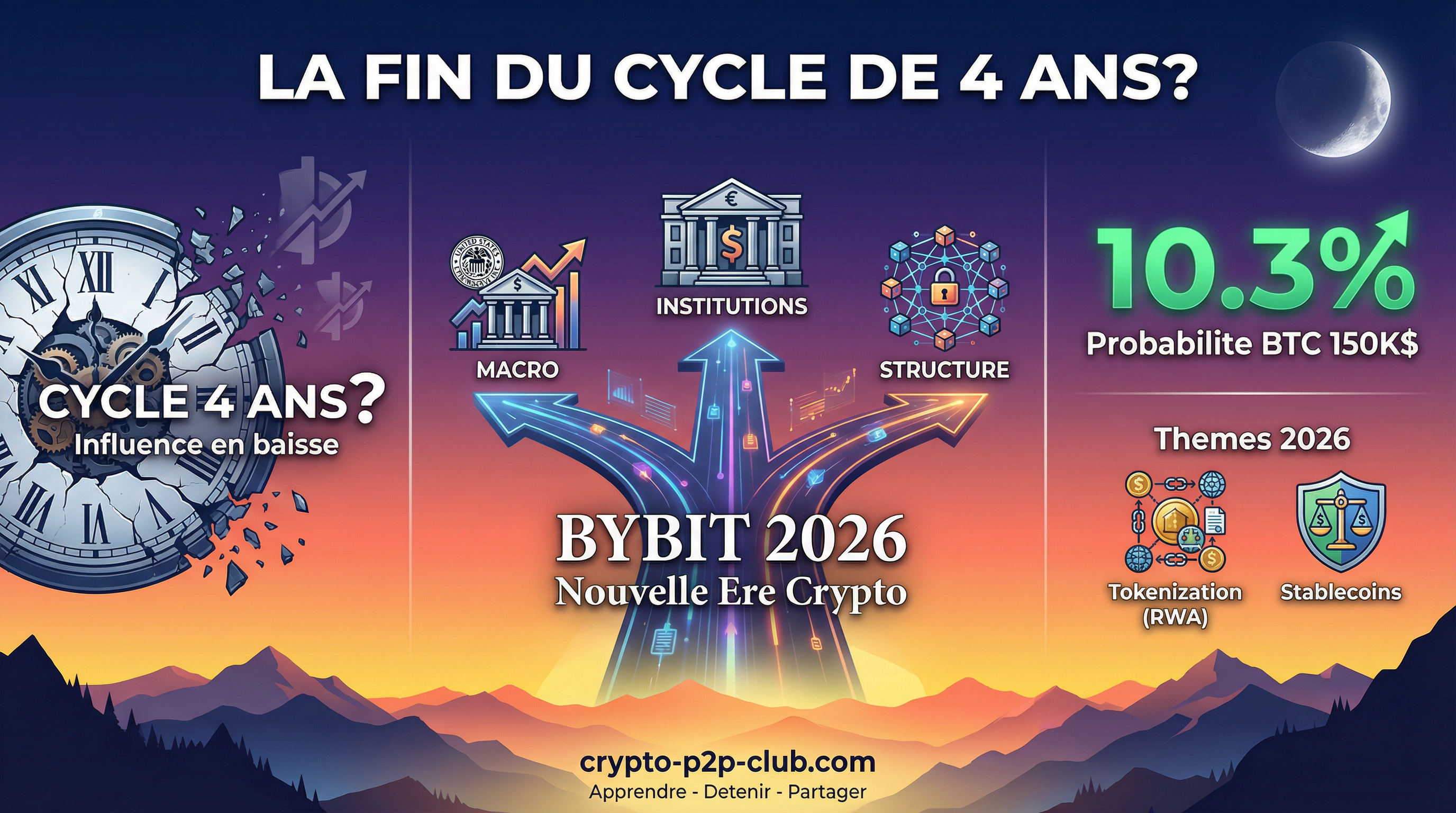 Le cycle de 4 ans des cryptos est-il mort ? Ce que révèle le rapport Bybit 2026