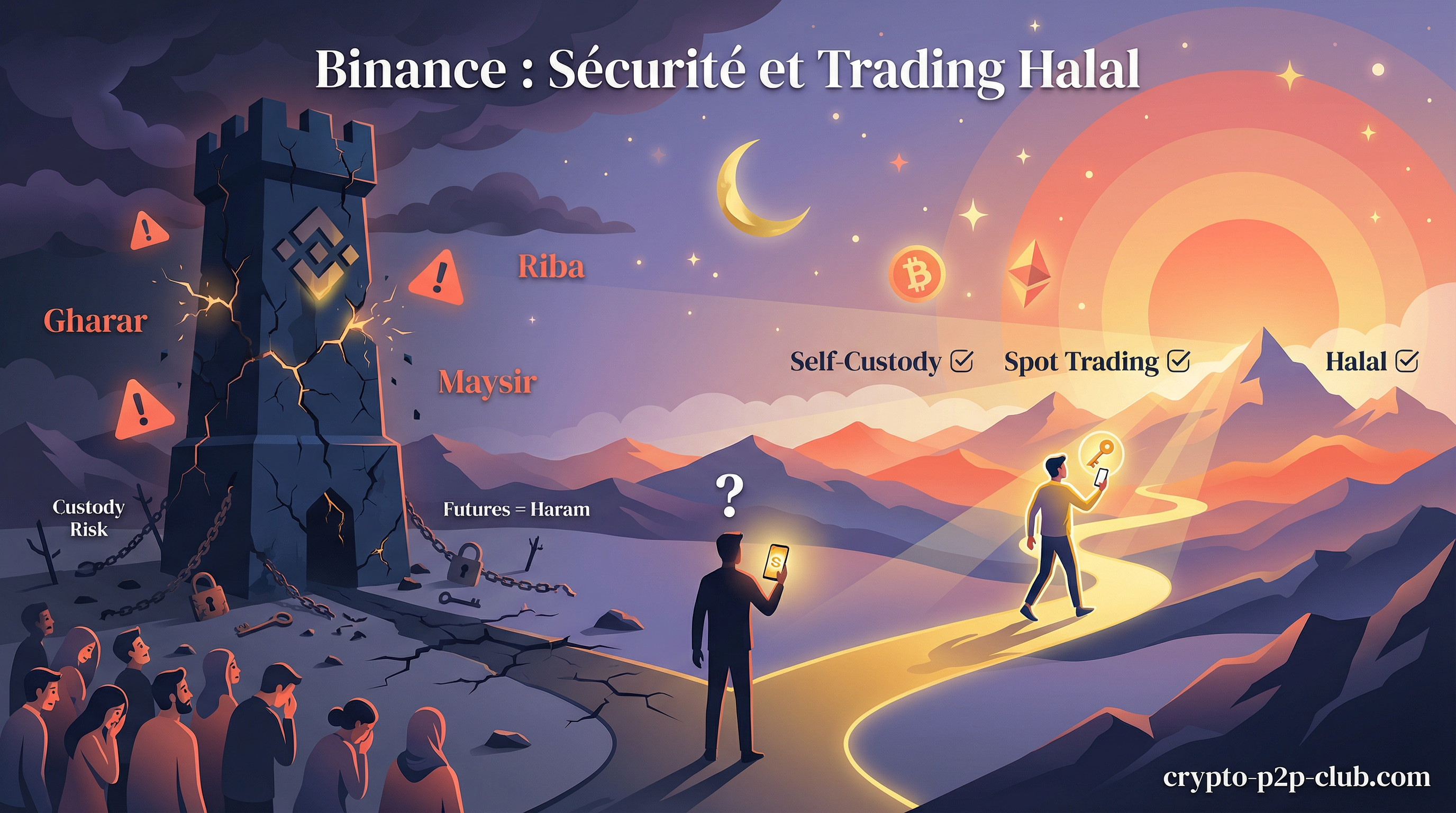 Binance : mes cryptos sont-elles en sécurité et mes trades sont-ils halal ?