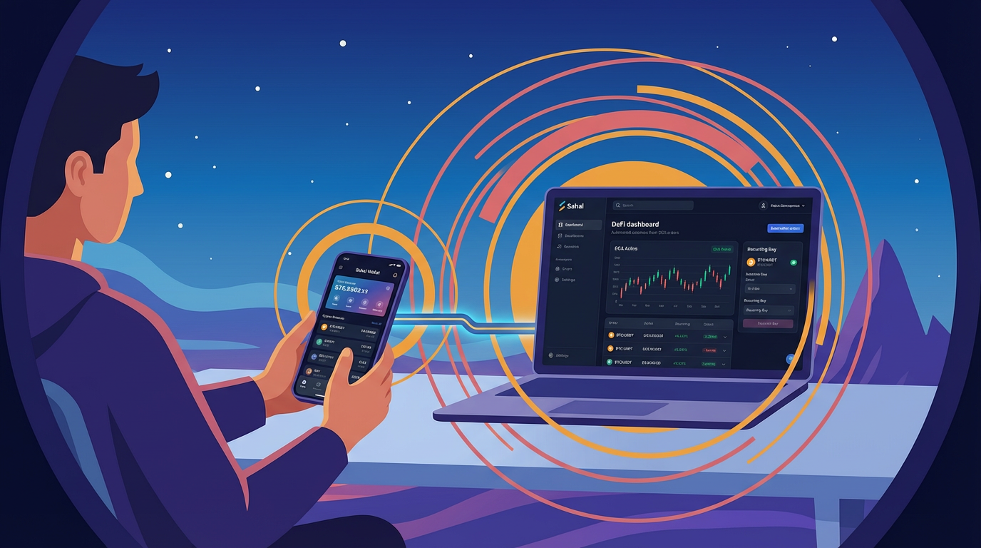 Tutoriel complet : automatisez votre DCA crypto avec Sahal Wallet et DeFi Saver