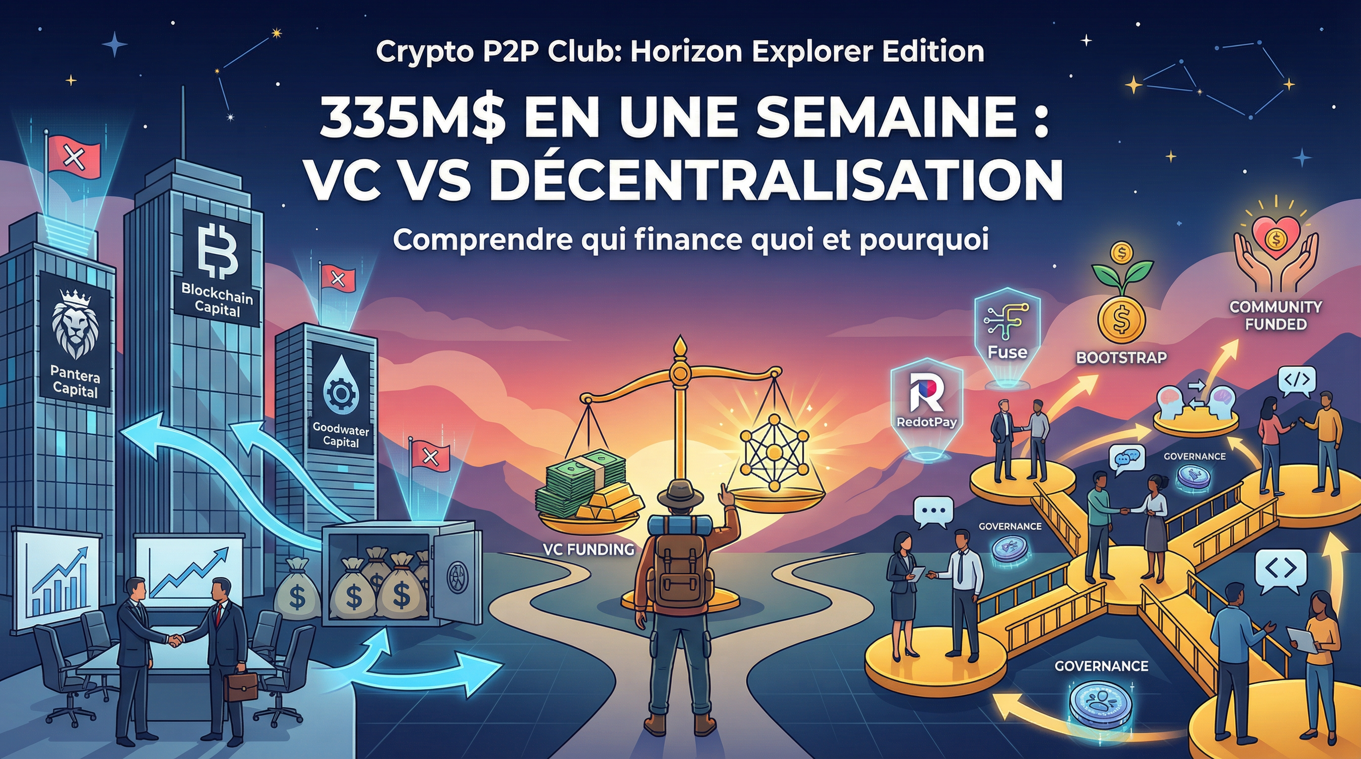 335 millions $ levés en une semaine : le VC crypto est-il l'ami ou l'ennemi de la décentralisation ?